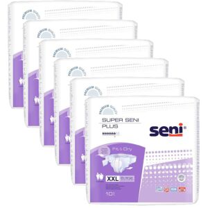 Seni Super Plus XXL Adult Diapers, 6 packs of 10 - Adult Diaper