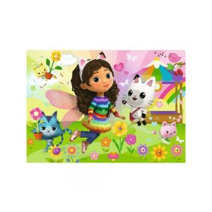 Puzzle 100 elementów Gabby's Dollhouse Brokatowa Przygoda - Trefl Puzzle