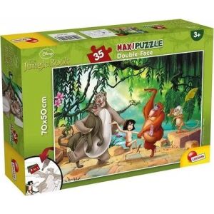 A Dzungel könyve 2 az 1-ben 35db-os maxi puzzle és színező 70x50cm - Lisciani
