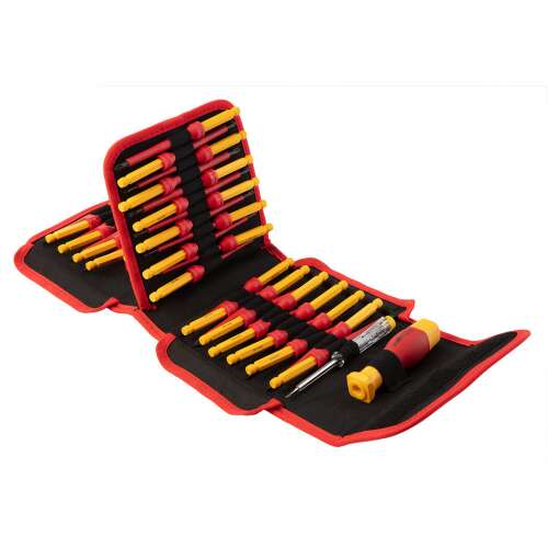 NEO 50 piece insulated screwdriver bit set, 1000V, with case