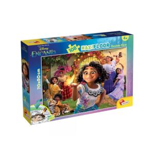Puzzle Disney Encanto 2 în 1 și set de colorat, 108 piese, 70x50cm, Lisciani - Puzzle 3D & Puzzle cu burete
