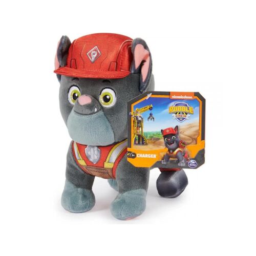 Mancs Őrjárat Rubble és Csapata Charger plüss figura 19cm - Plüssjáték