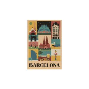 Barcelona Stadtbild Puzzle Design, Style in the City Clementoni - Clementoni Puzzle