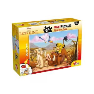 Lisciani Der König der Löwen 2-in-1 Maxi Puzzle und Malset, 24 Teile, 70x50cm, Produktverpackung - Puzzle