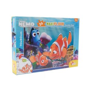 Lisciani Finding Nemo Puzzle Maxi de Podea 24 Piese și Set de Colorat - Cutie - Puzzle 3D & Puzzle cu burete