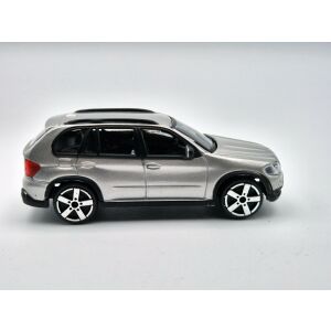 Burago BMW X5 2007 ezüst fém autómodell oldalnézet 1:43 méretarány - Bburago