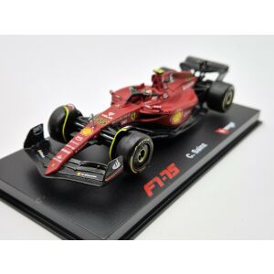 Ferrari F1-75 Scuderia F1 #55 (2022) - Carlos Sainz - PILÓTÁVAL -  Bburago - 1:43 129370060 - Bburago