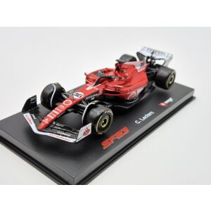 Ferrari SF-23 Team Scuderia F1 #16 (2023) - Las Vegas - Charles Leclerc - PILÓTÁVAL -  Bburago - 1:43 129374027 - Bburago