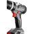 Close-up of Graphite 18V cordless hammer drill driver handle and controls.