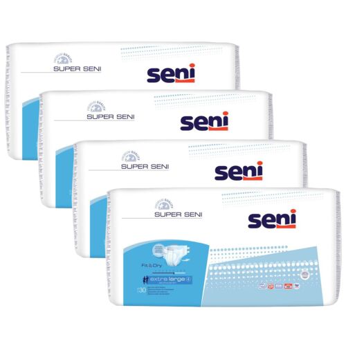 Seni Super Extra Large adult diapers, pack of 4, 120 count