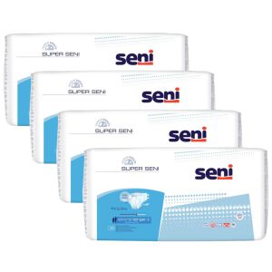 Seni Super Extra Large plienky pre dospelých, balenie 4, 120 kusov - Seni