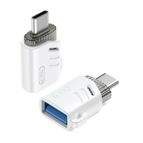 XO NB256B USB-A - USB-C adapter - fehér