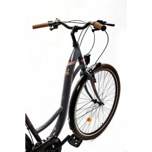 Corelli Glowie 26 könnyűvázas női trekking kerékpár, 44 cm-es váz, grafit színben - Sport & Szabadidő