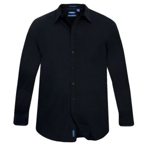 D555 férfi ing CORBIN Classic Classic Regular túlméretezett férfi ing, Fekete 5XL 128924545 - Férfi ing