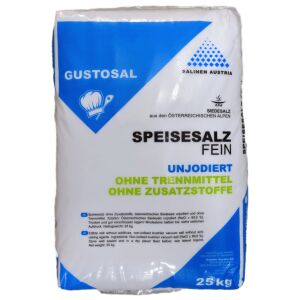Salinen Austria Gustosal 25kg Finom Jódozatlan Só, adalékanyag-mentes étkezési só - Sütés & Főzés