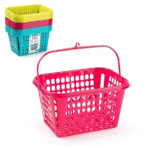 Műanyag Kosár Fogantyúval - Több Színben 128931634 - Tárolódoboz & kosár