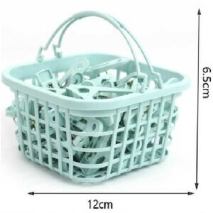 Family csipesz szett kosárral műa. 12x6,5cm 2f. 128931814 - Ruhacsipesz