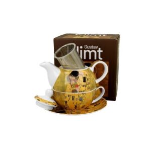 family teakanna szűrős + csésze aljjal 300/350ml klimt kiss 128932328 - Teáskészlet
