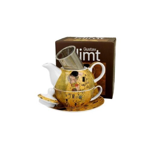 family teakanna szűrős + csésze aljjal 300/350ml klimt kiss 128932328