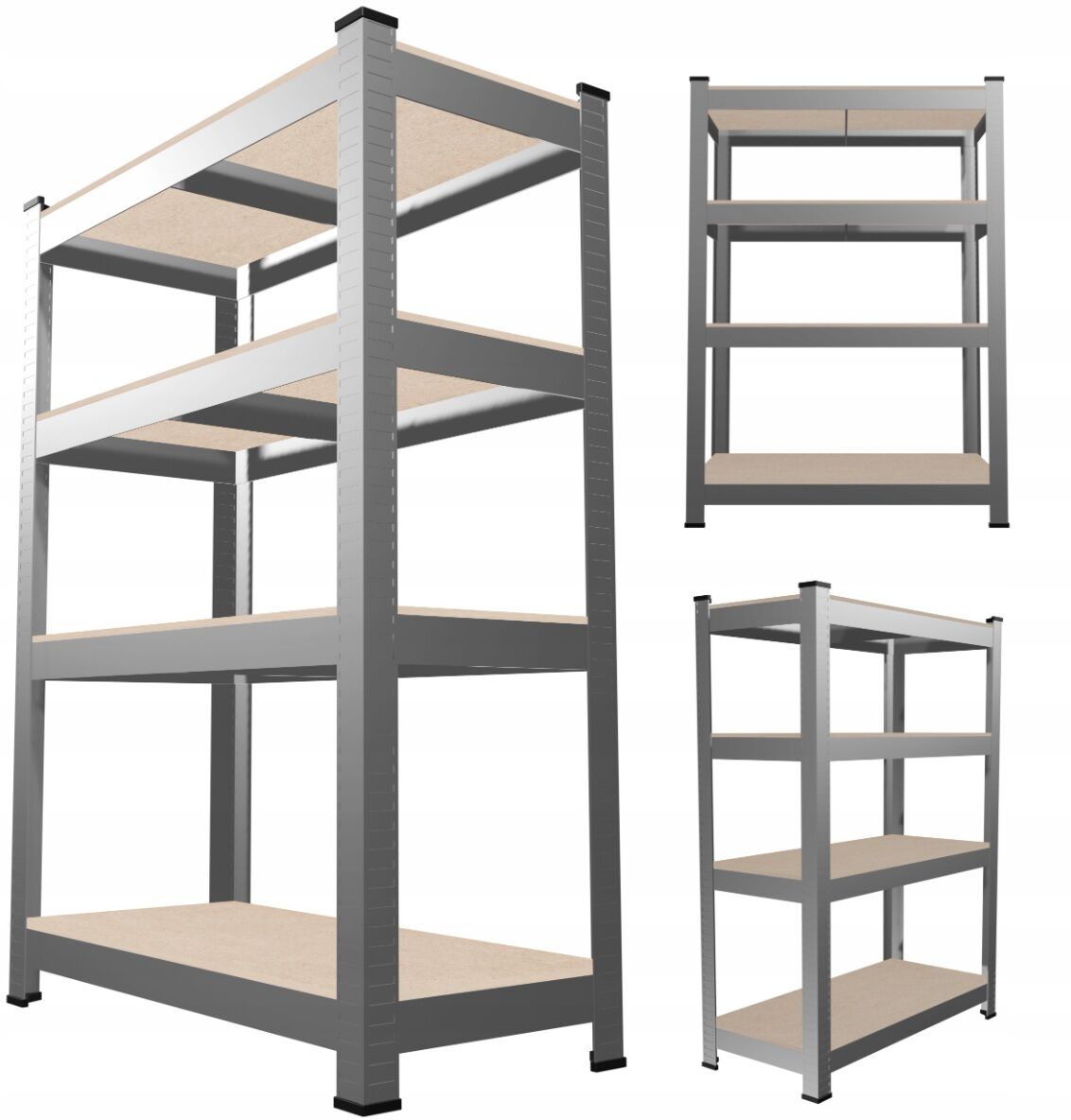 GardenLine fém Salgó polcrendszer MDF lapokkal, 180x90x40cm - Max...