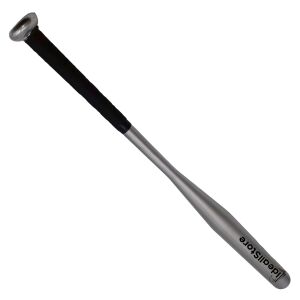 Kij baseballowy Home Run, aluminiowy, 80 cm, srebrny 135875972 - Gra na świeżym powietrzu