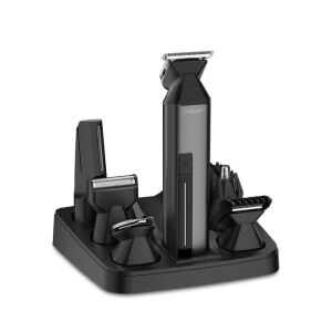 Maestro MR-660, 6in1, 5 W, 1200 mAh, Többfunkciós, Fekete, Vezeték nélküli, Borotva és hajvágó készlet 128934489 - Maestro