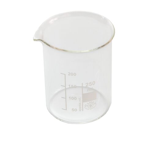 Sklenená kadička s nízkym tvarom 300 ml pre laboratórne použitie