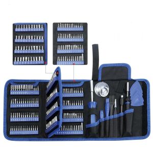 Set șurubelnițe de precizie KING'SDUN, 170 piese, cu mâner ergonomic și extensie, pentru reparații electronice - Scule multifuncționale