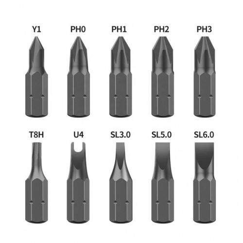Set biți șurubelniță KING'SDUN: Phillips, Drept, Torx, Y și U