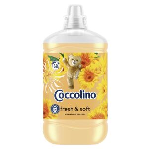 Balsam de rufe Coccolino Orange Rush, 1.7L, 68 spălări - Gel de spălare, Clătiți și Capsulă de spălare