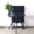Folded Pepita Mallorca black balcony set for space saving storage