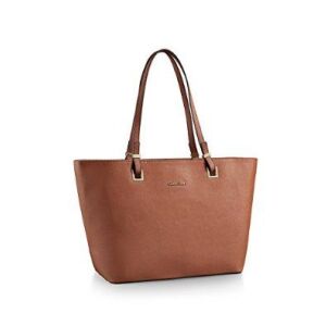 Calvin Klein Scarlett barna bőr kézitáska - Calvin Klein