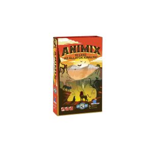 Animix társasjáték, Ki lesz az állatok királya?, családi játék, állatos, szórakozás gyerekeknek és felnőtteknek - Gémklub