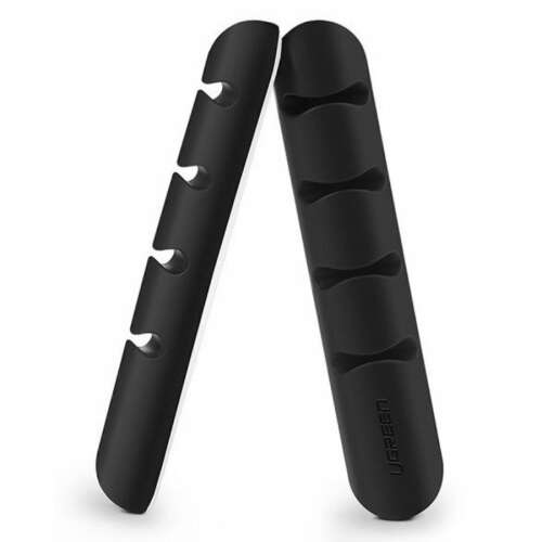 UGREEN 4-fach Kabelorganizer, schwarz, 2er Pack