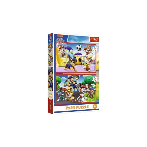 Trefl: Labková patrola, dobrodružstvá - puzzle s 2 x 24 dielikmi 128942086