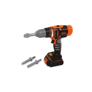 Smoby Black and Decker játék akkumulátoros fúrógép, fény és hanghatásokkal, gyerekeknek - Barkácsolás, Autópálya & Parkolóház és Figura
