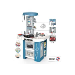 Smoby Tech Edition pasztellkék elektronikus játékkonyha tartozékokkal - Smoby