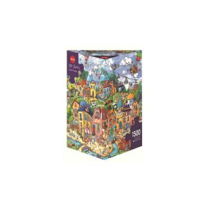 Heye 1500 db-os Triangular puzzle - Happytown, Berman (29744) 128943500 - Heye