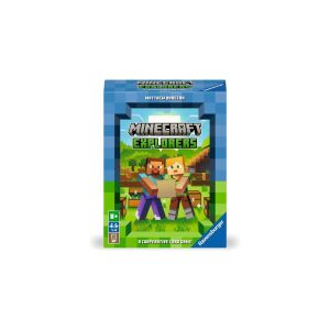 Gra Ravensburger Minecraft Explorers, kooperacyjna gra karciana dla 1-4 graczy, od 8 lat - Gra