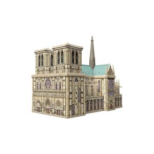 Kész Ravensburger 3D puzzle Notre Dame, 324 darabos, a Notre Dame székesegyház 3D modellje - Ravensburger