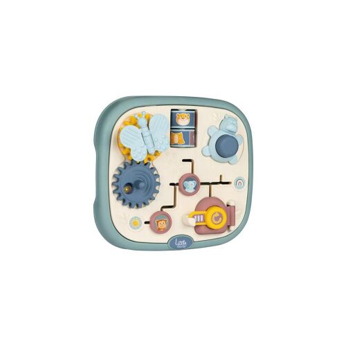 Smoby 140317 Activity Tablet, blau und beige, Seitenansicht, für Babys und Kleinkinder