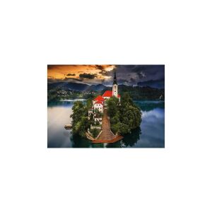 Jezioro Bled, Słowenia - Puzzle Trefl Premium Plus 1000 elementów - Odyssey - Trefl Puzzle