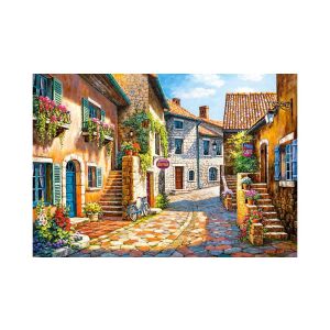 Puzzle 1000 Rue de Village CASTOR 128948923 - Puzzle