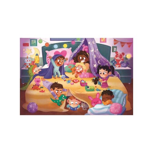 Clementoni 24 piese Super Color Maxi puzzle - Nighty Night - Jó éjszakát! (Noapte bună!) - în limba maghiară (24213) 128948922
