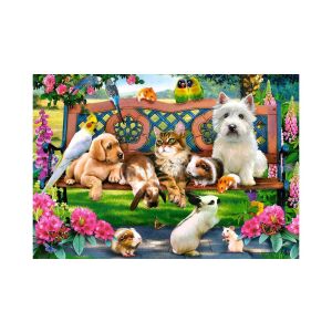 Puzzle 1000 Animale de companie în parc CASTOR 128948966 - Puzzle
