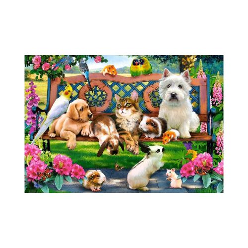 Puzzle 1000 Animale de companie în parc CASTOR 128948966