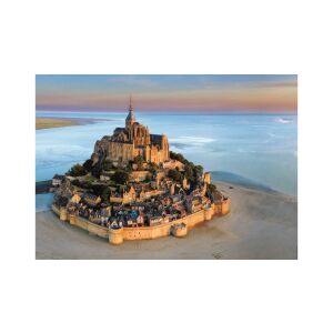 Puzzle Educa cu 1000 de piese cu imaginea Mont-Saint-Michel, o insulă cu maree și comună din Normandia, Franța - Educa Puzzle