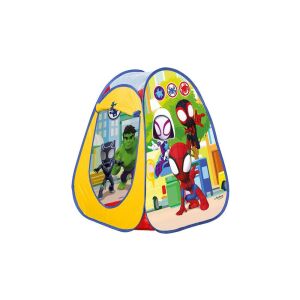 John Spidey és barátai Pop Up sátor, a sátor felállítva, Spiderman, Hulk, Black Panther, Gwen Stacy, Spidey, Marvel, játszó sátor, gyerek sátor, pop up sátor, beltéri sátor, kültéri sátor, gyerek játszó sátor, gyermek sátor, játszóház, gyerek játszóház, gyermek játszóház, játszóház gyerekeknek, játszóház gyermekeknek - John