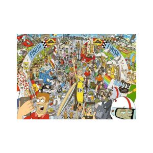 Ravensburger 1000 darabos kirakós játék, Visszapillantó tükör - Kerékpározás, a kirakós kép - Ravensburger Puzzle