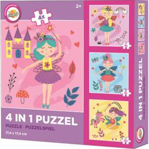 Hercegnők  4 az 1- ben puzzle készlet 41603466 